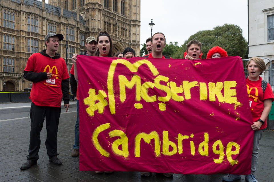 The strikers have been praised by Labour leader Jeremy Corbyn (Wiktor Szymanowicz/Barcroft Media via Getty Images)