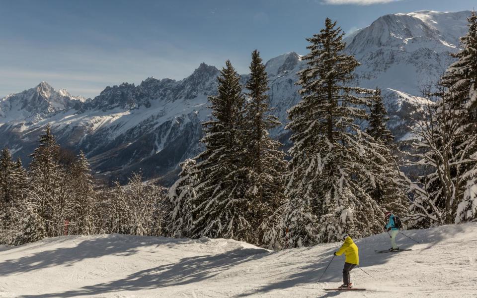 chamonix houches ski area