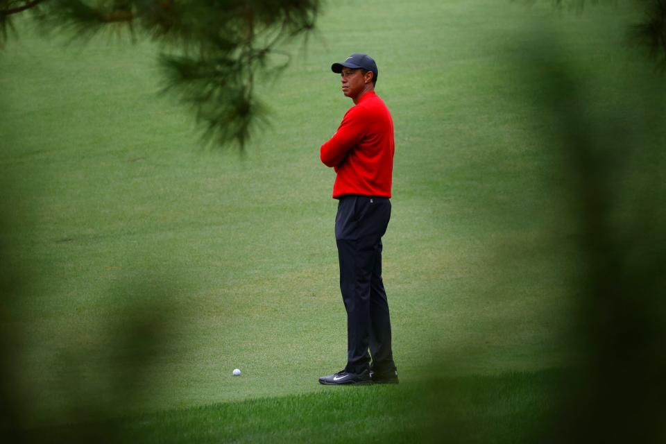 Tiger Woods at the Masters.