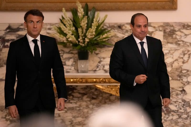 French President Emmanuel Macron visits Egypt