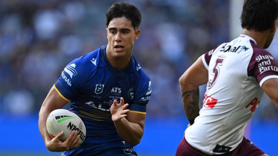 Eels youngster Blaize Talagi has been labelled ‘the future of the club’. Picture: NRL Images
