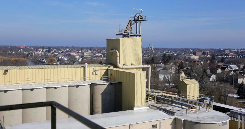 A view from atop the dominating structures of the Belgium-based Boortmalt malt plant in Sheboygan, seen, Tuesday, February 20, 2024, continues a malt manufacturing tradition that can trace its roots to 1856 when Konrad Schreier started the business.