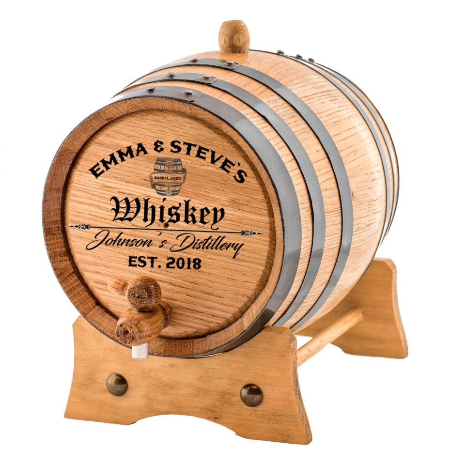 Whiskey Barrel home aging