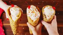 <p>Ice cream never had it so good.</p><p>Get the recipe from <a href="https://www.delish.com/cooking/recipe-ideas/recipes/a52581/cookie-ice-cream-cones-recipe/" rel="nofollow noopener" target="_blank" data-ylk="slk:Delish;elm:context_link;itc:0;sec:content-canvas" class="link ">Delish</a>.</p>