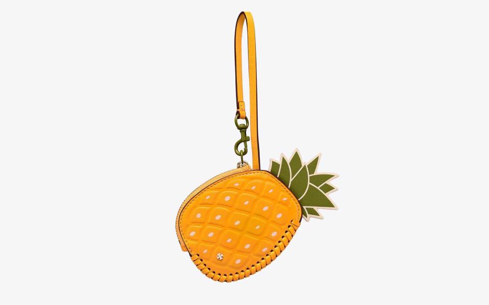 Tory Burch Pineapple Coin Pouch Key Ring
