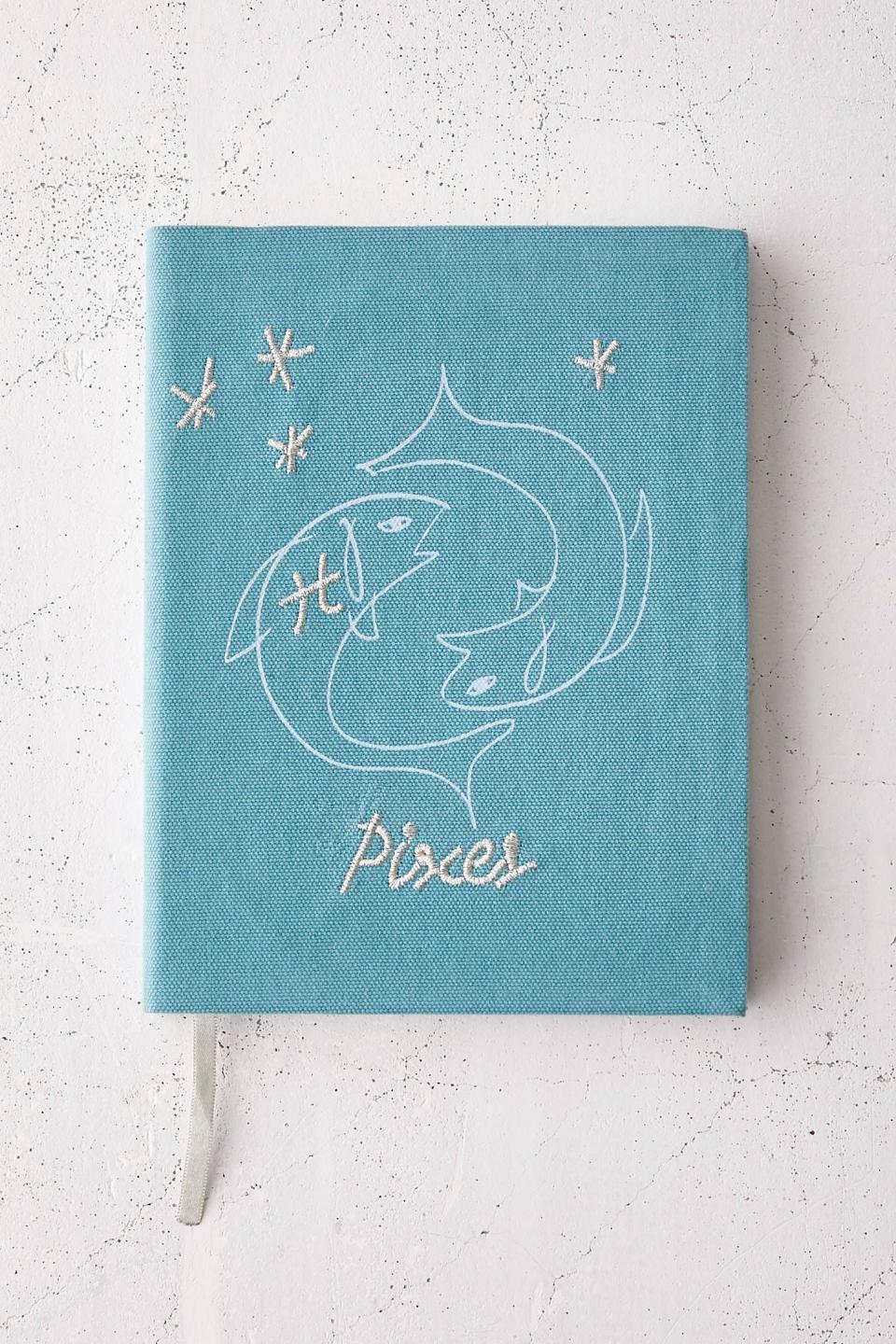 Zodiac Embroidered Journal