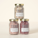 <p>uncommongoods.com</p><p><strong>$25.00</strong></p><p>For the ultimate wine pairing, match your finishing salt with your sip with these rosé, chardonnay, and pinot noir infused salts. </p><p><strong>More</strong>: <a href="https://www.townandcountrymag.com/leisure/dining/g29576420/cooking-gifts/" rel="nofollow noopener" target="_blank" data-ylk="slk:Perfect Gifts for Foodies" class="link ">Perfect Gifts for Foodies</a></p>