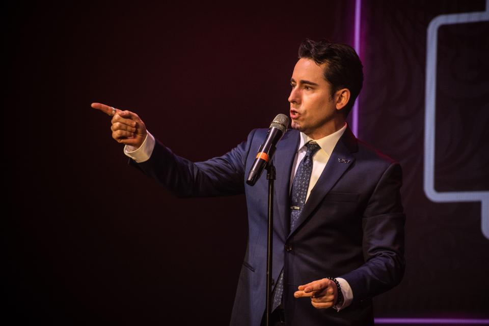 John Lloyd Young is playing a long-delayed run at Feinstein's/54 Below in New York City.