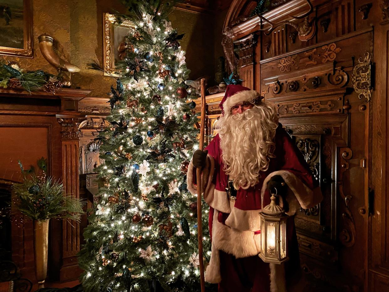 Father Christmas will visit the Pabst Mansion on Sunday afternoons through Dec. 18.