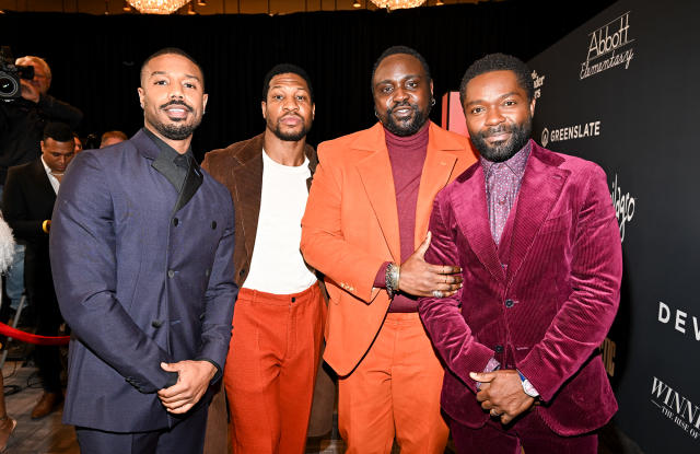 Michael B. Jordan In Prada @ Black Panther New York Screening