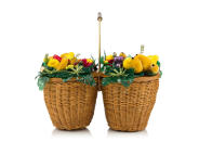 <p>Charlotte Olympia Fruit Basket bag, $3,095, <a rel="nofollow noopener" href="http://us.charlotteolympia.com/spring-17/fruit-basket/S173129WKP0960.html#cgid=SPRING+17+TOP&start=26" target="_blank" data-ylk="slk:CharlotteOlympia.com;elm:context_link;itc:0;sec:content-canvas" class="link ">CharlotteOlympia.com</a> </p>