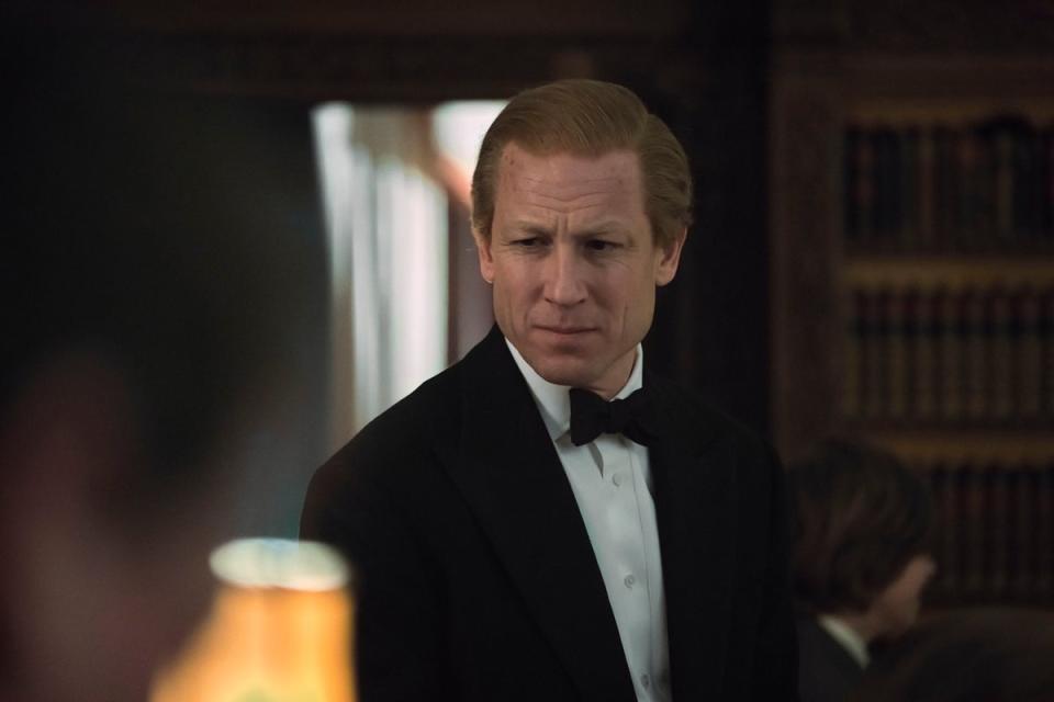 Menzies in ‘The Crown’ (Ollie Upton/Netflix)