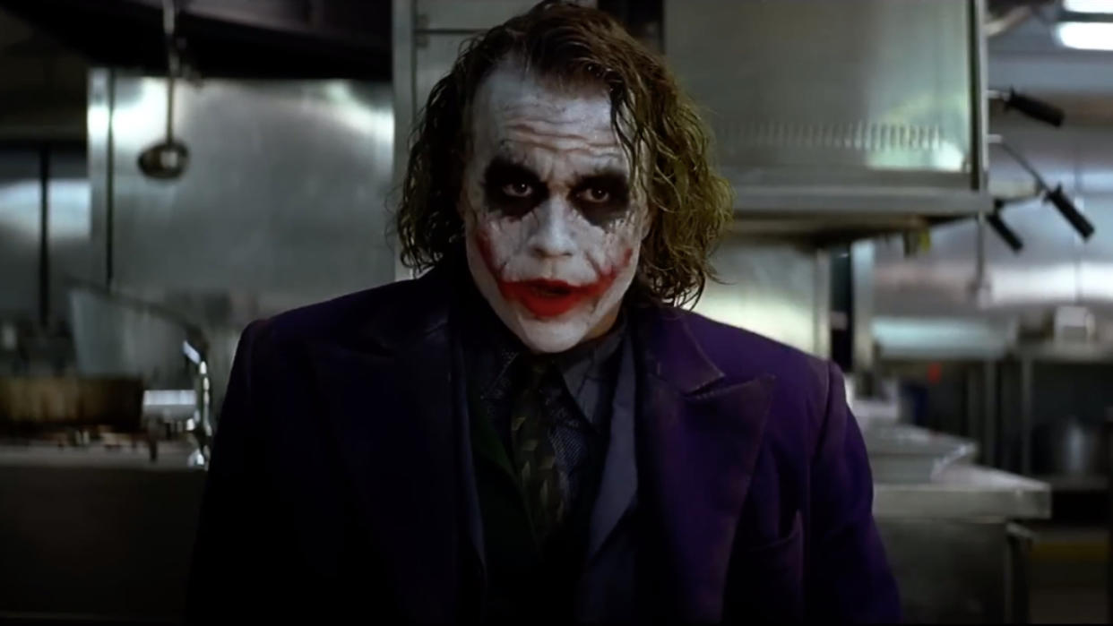  Heath Ledger as The Joker in The Dark Knight 