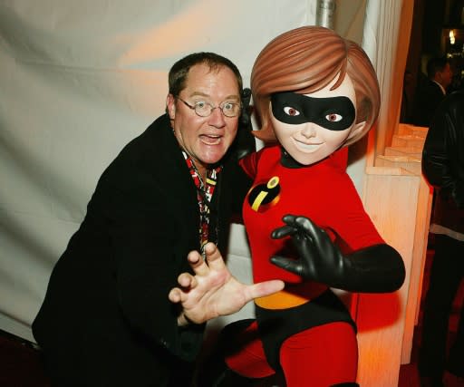 John Lasseter arrives at the after-party for the premiere of Disney's "The Incredibles" in October 2004 in Los Angeles, California