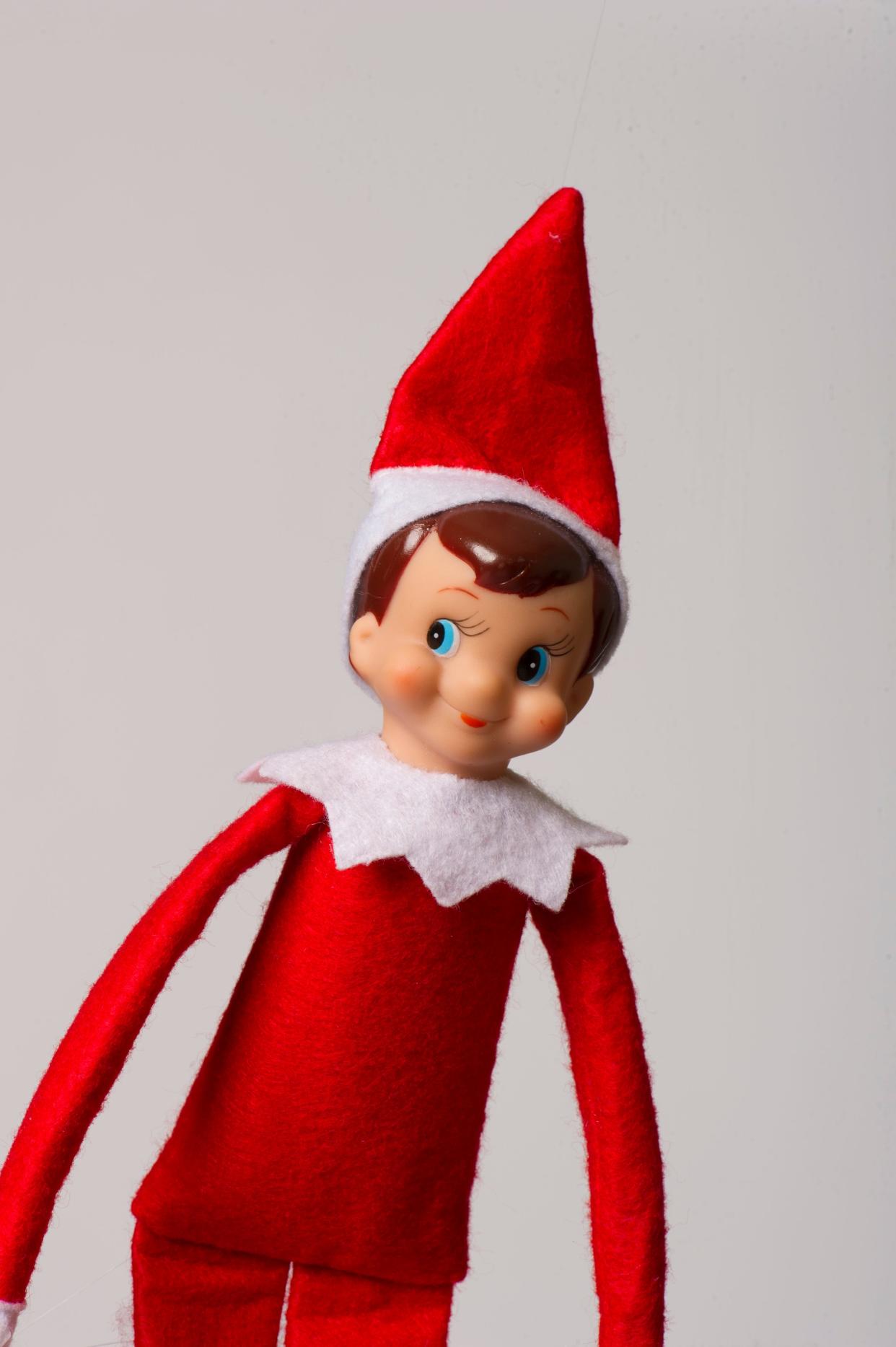 A Scout Elf from "Elf on the Shelf."