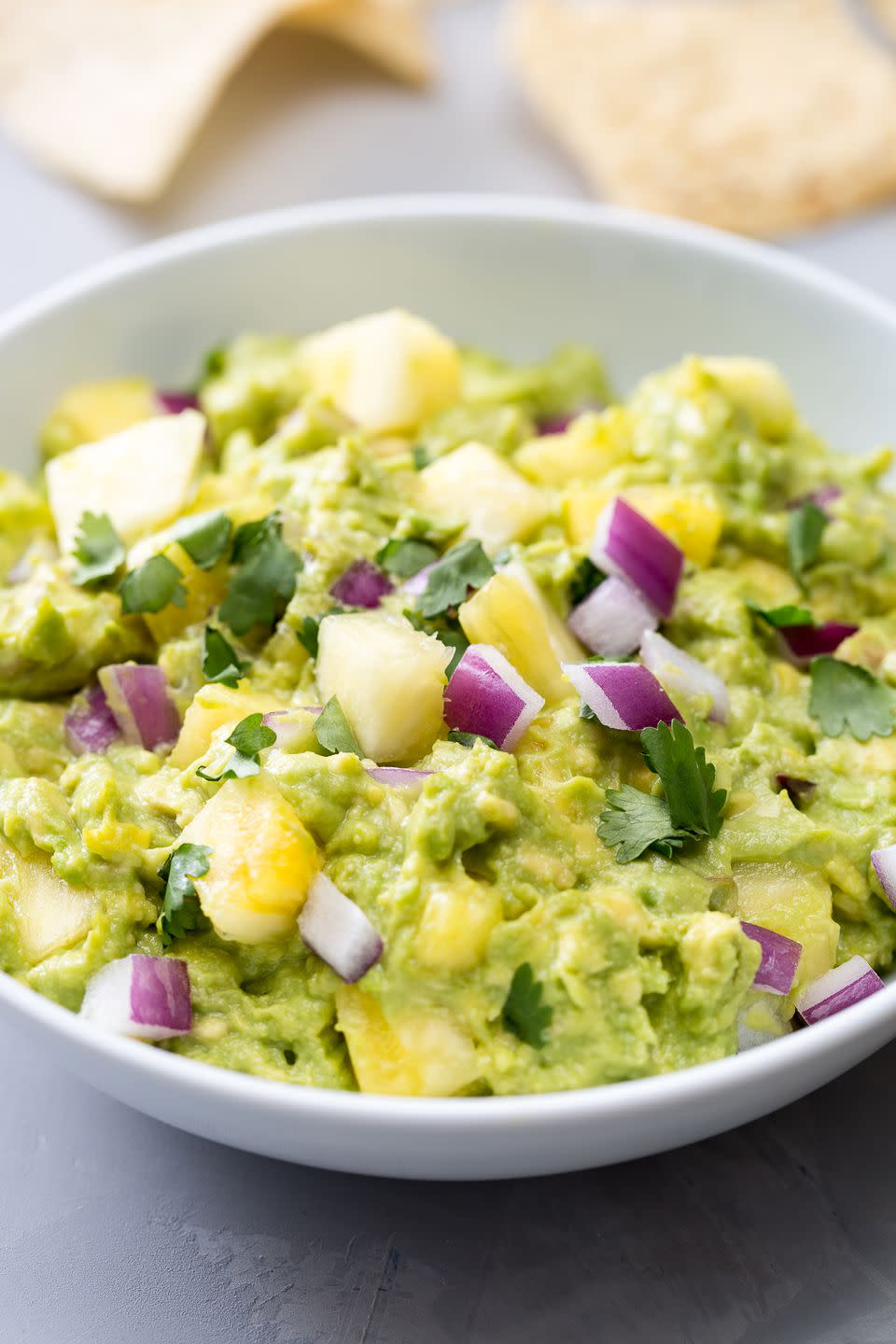 Pineapple Salsa Guacamole