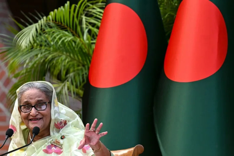 Bangladesh Prime Minister Sheikh Hasina is widely expected to be able anoint her successor when she ends her term in office (INDRANIL MUKHERJEE)