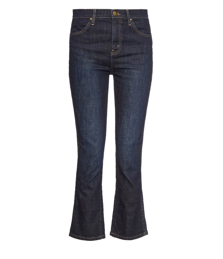 <p>The Great The Nerd Mid-Rise Kick-Flare Jeans, $265, <a href="http://www.matchesfashion.com/us/products/The-Great-The-Nerd-mid-rise-kick-flare-jeans--1025590#" rel="nofollow noopener" target="_blank" data-ylk="slk:matchesfashion.com;elm:context_link;itc:0;sec:content-canvas" class="link ">matchesfashion.com</a><br><br></p>