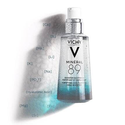 Vichy Minéral 89 Face Serum with Hyaluronic Acid. Image via Vichy.