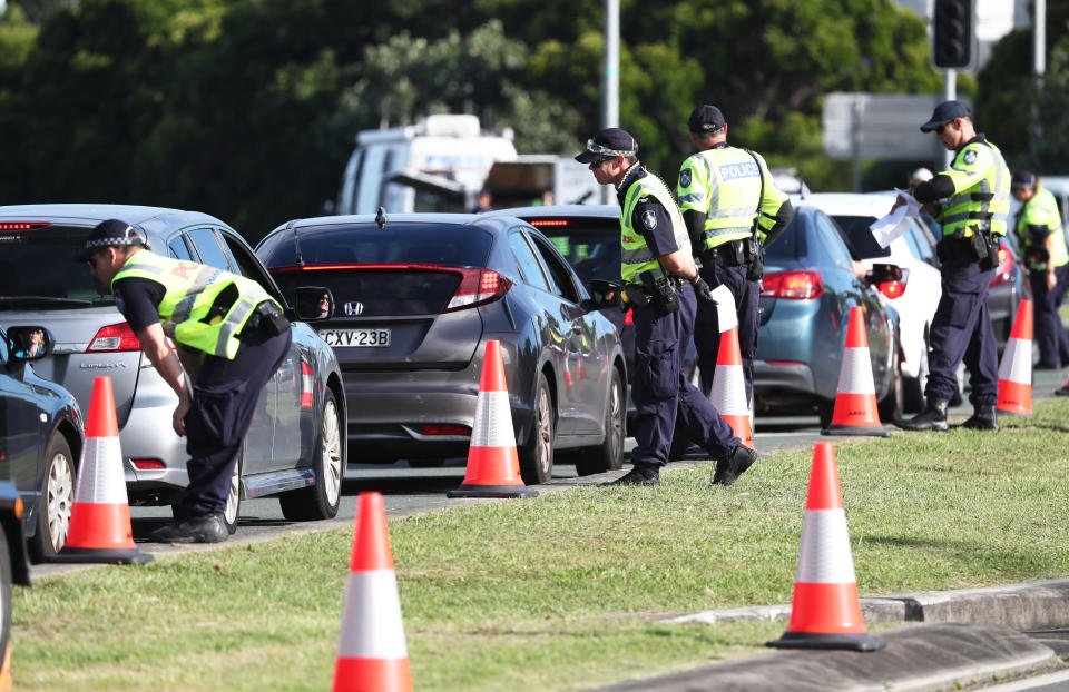 Road travel restrictions in WA may be on the table to be eased within the next few weeks. Source: AAP