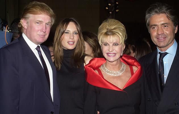 Melania clapped back claiming that Ivana's comments were a publicity stunt. Photo: Getty Images