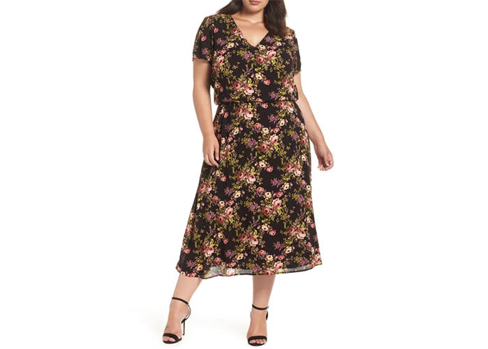 Wayf Blouson Midi Dress (Regular & Plus Size). (Photo: Nordstrom Rack)