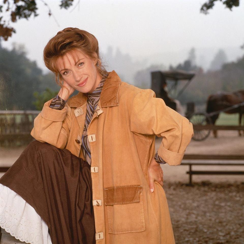 Jane Seymour in the television series Doctor Quinn, Medicine Woman.