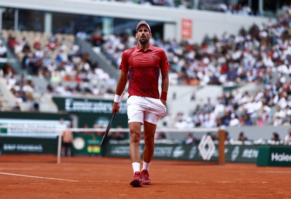 Djokovic could return to the Paris clay courts at the Olympics later this summer (REUTERS)