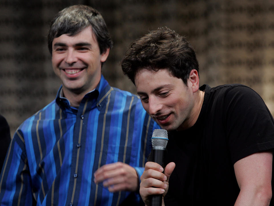 Larry Page (l.) und Sergey Brin. - Copyright: Getty Images