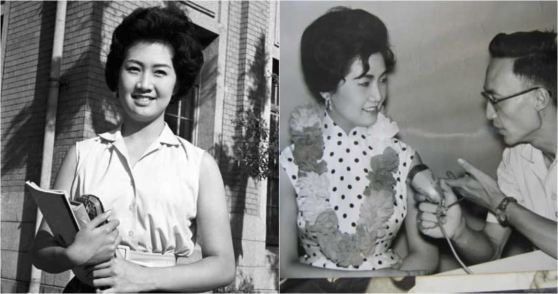 前副總統連戰的夫人連方瑀女士，早年是中國小姐的冠軍，還是很會念書的高材生。（圖／報系資料照片）