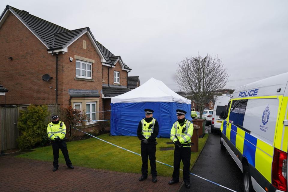 The home of Peter Murrell and Nicola Sturgeon has been raided as part of an ongoing investigation (Andrew Milligan/PA) (PA Wire)