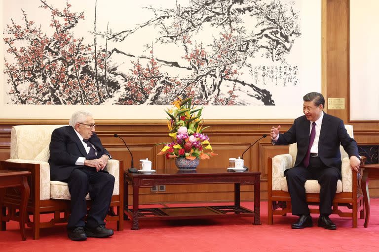 Henry Kissinger y Xi Jinping