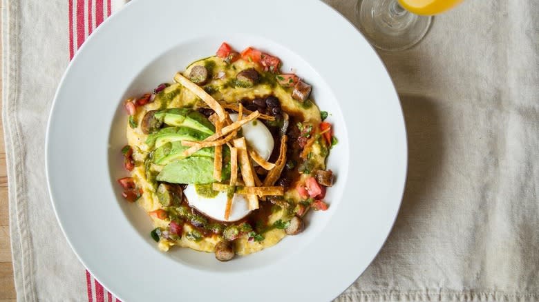 huevos rancheros grit bowl