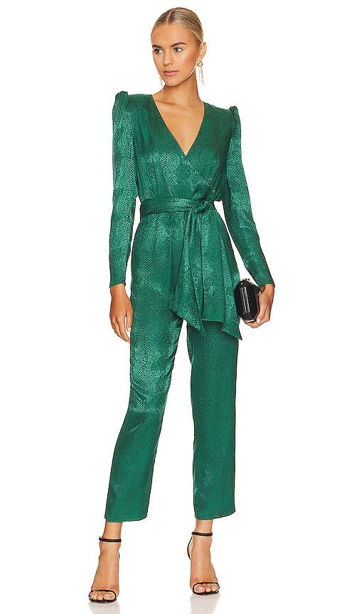 13) Donnie Jumpsuit in Dark Green