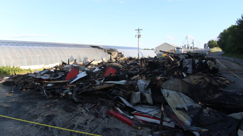 Fire at Eyking Farms in Cape Breton destroys store, damages greenhouses