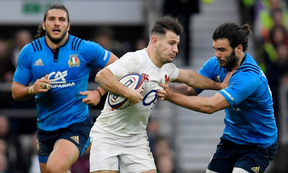 England’s Danny Care struggled to find his receivers because of Italy’s controversial tactics at Twickenham.