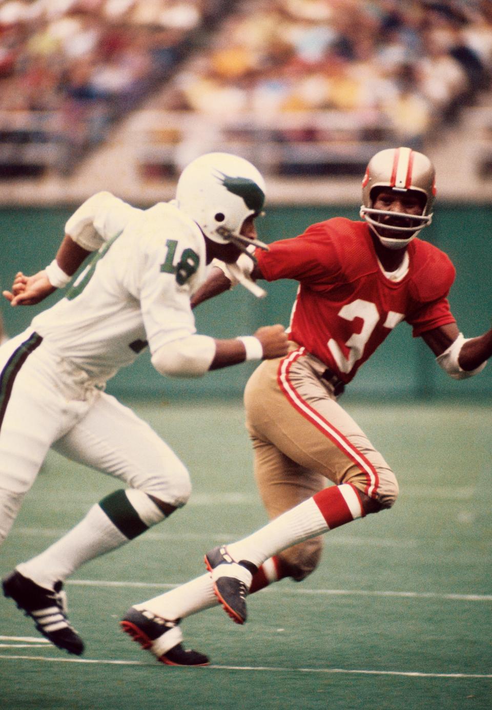 Jimmy Johnson played for the 49ers from 1961-1976 and was inducted into the Hall of Fame in 1994.