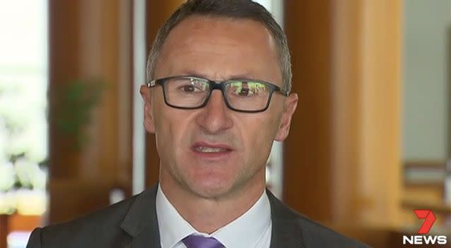 Greens senator Richard Di Natale said he had 