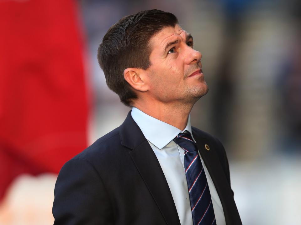 Steven Gerrard's Rangers take a 1-0 advantage into their Europa League tie against Ufa: Getty
