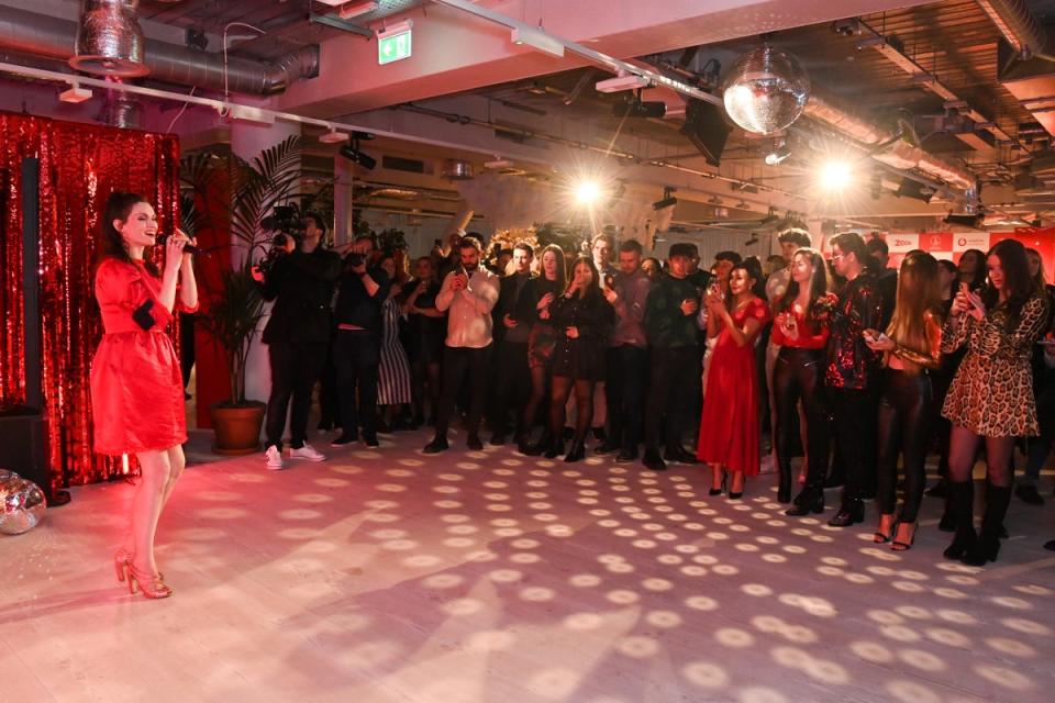 Sophie Ellis-Bextor opening Vodafone’s Ultra Connected Christmas House in London earlier this month (Dave Benett/Getty Images for Vodafone)