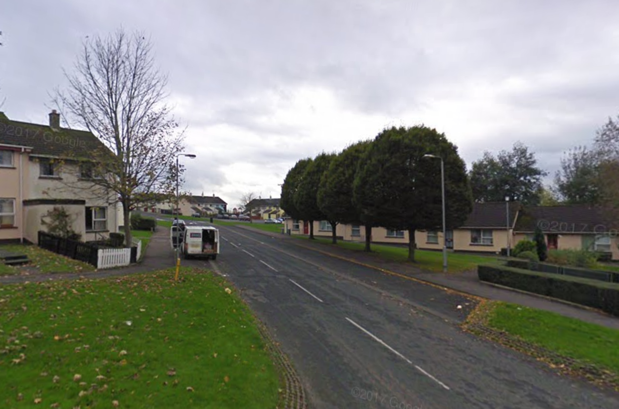 The shocking attack took place on Trasna Way in Lisnaskea. (Google Street View)