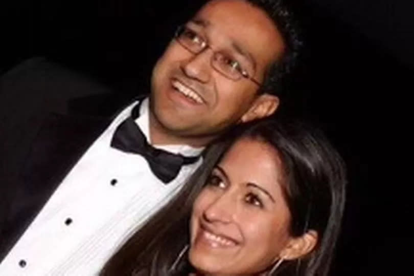 Professor Amit Patel and his wife, GP Dr Shivani Tanna -Credit:Family handout