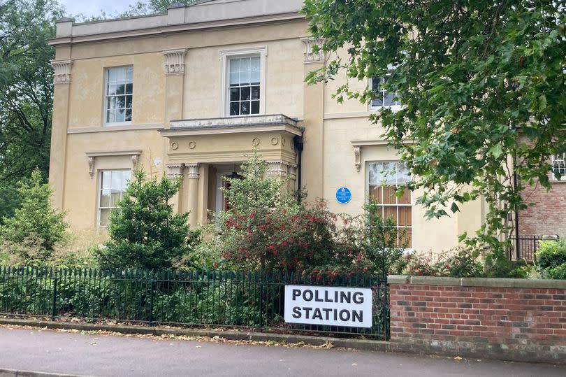 Elizabeth Gaskell's House is being used as a polling station
