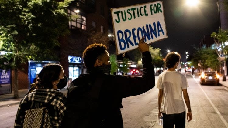 Protests Erupt Across U.S. After Charges In Death Of Breonna Taylor Are Announced