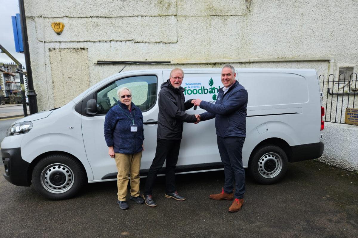 The van will be a massive help for the food bank <i>(Image: Windermere and District Food Bank)</i>