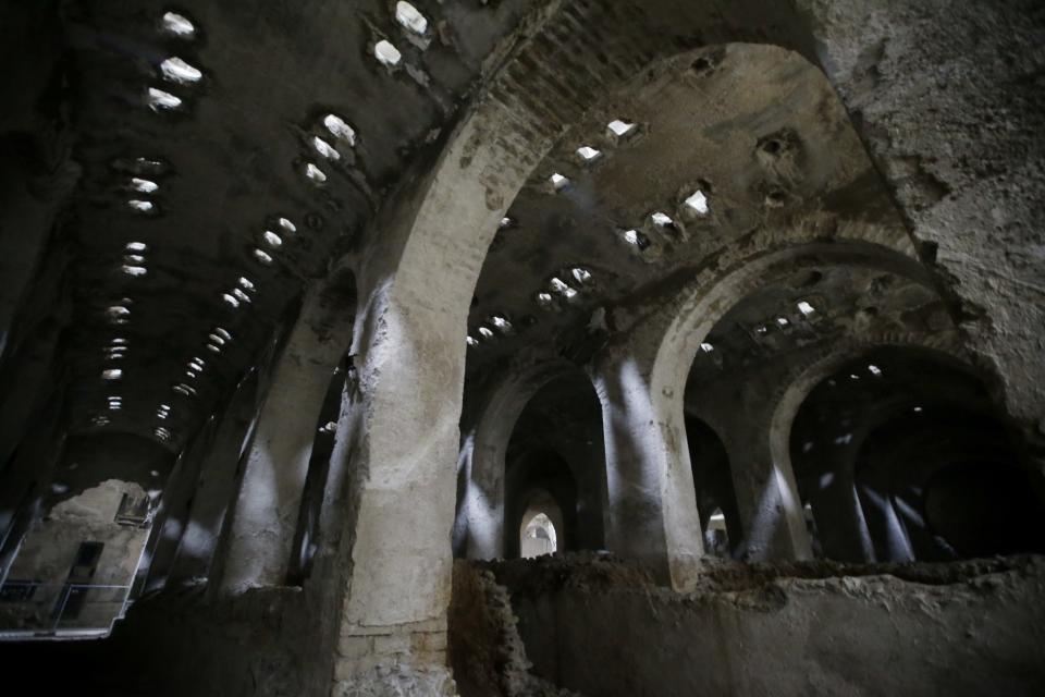 <p>La vecchia fabbrica Italcementi a Alzano Lombardo, in provincia di Bergamo. </p>