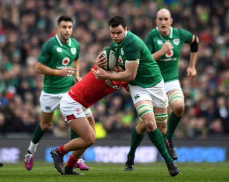 FILE PHOTO - Rugby Union - Six Nations Championship - Ireland vs Wales - Aviva Stadium, Dublin, Republic of Ireland - February 24, 2018 Ireland’s James Ryan in action REUTERS/Clodagh Kilcoyne