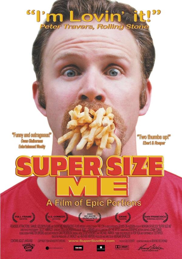 Póster de 'Super Size Me' (2004) (Imagen: IMDb)