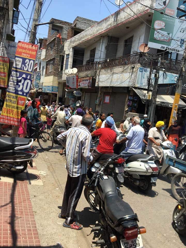 Visuals from a mandi in Kapurthala.