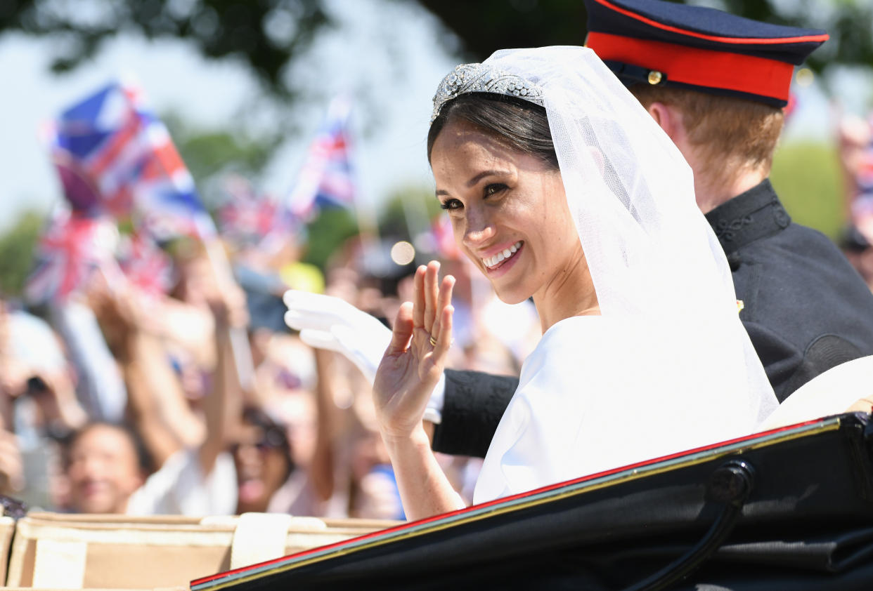 Why was Meghan’s acting career left out of her official royal page? [Photo: Getty]